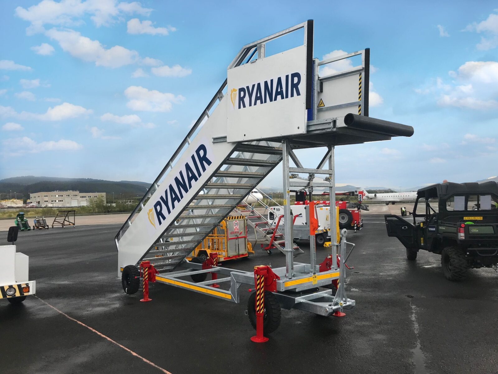 Ryanair stairs - metaltech engineering